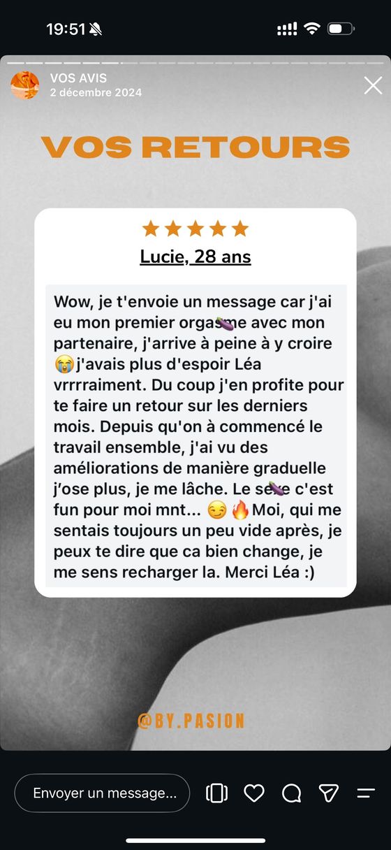 Lucie, 28 ans : mon premier orgasme avec mon partenaire